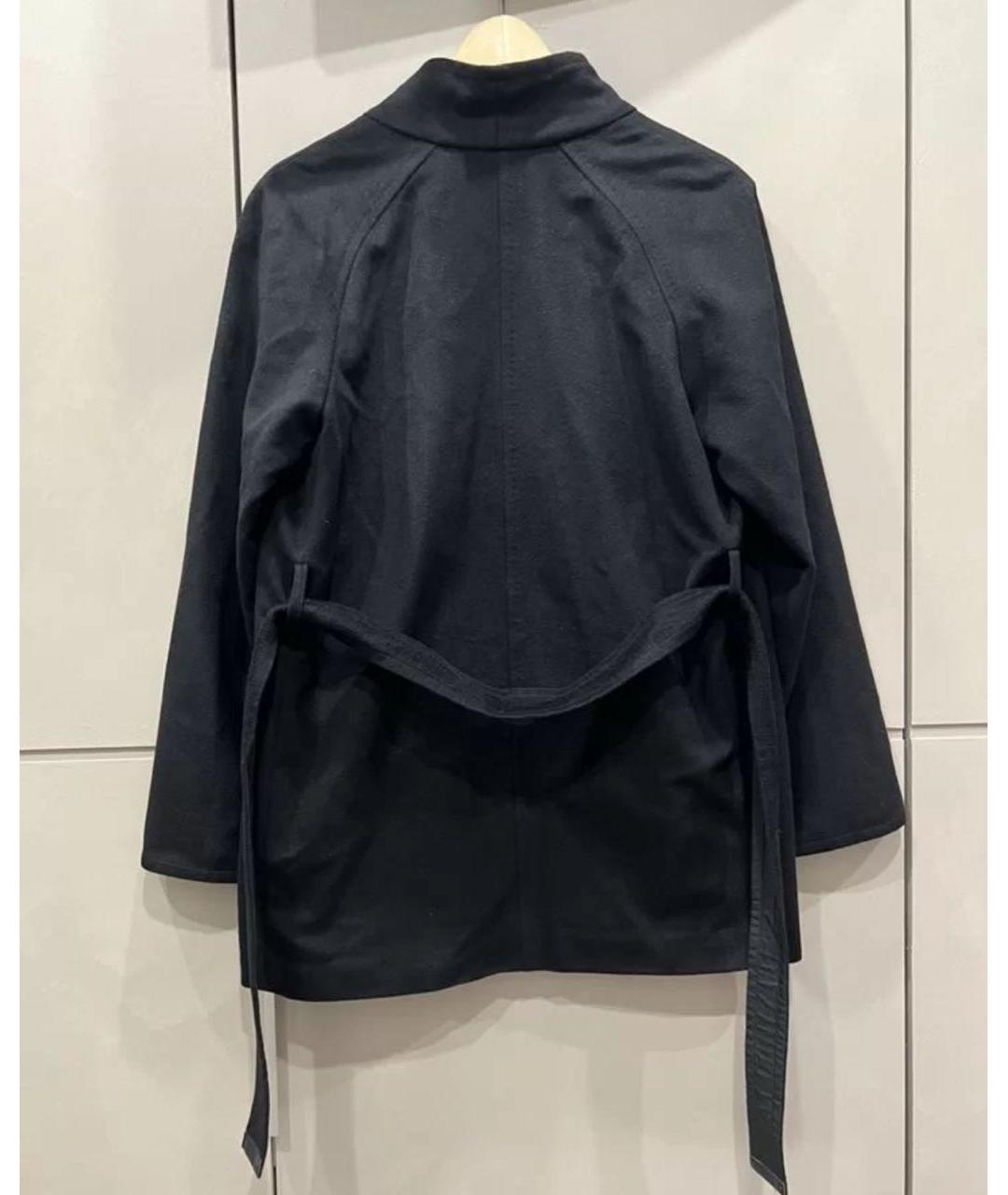 MAX MARA Черное шерстяное пальто, фото 2