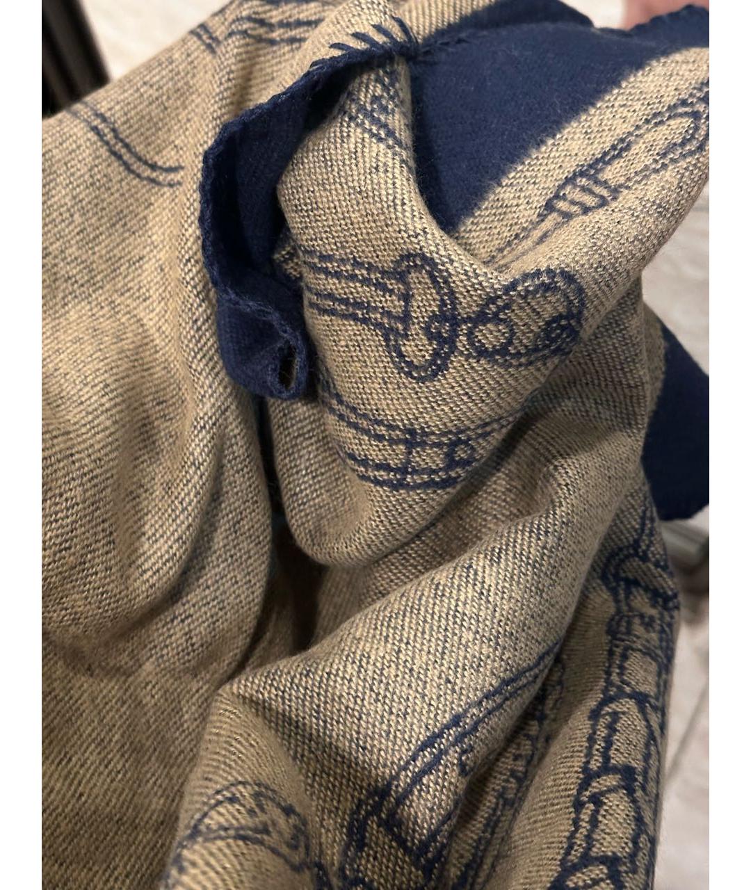 RALPH LAUREN Бежевый шарф, фото 7