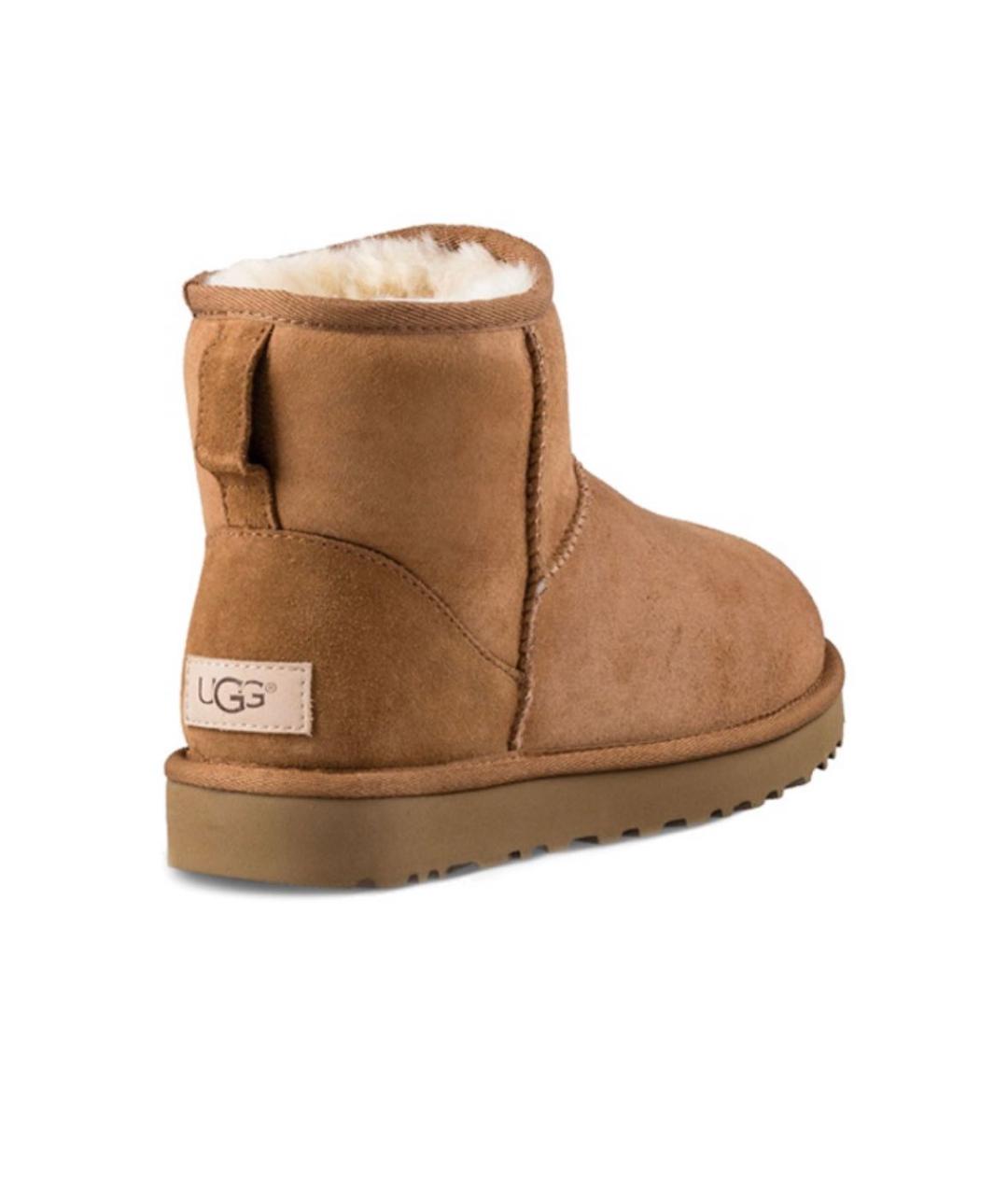 UGG AUSTRALIA Коричневые замшевые ботинки, фото 4