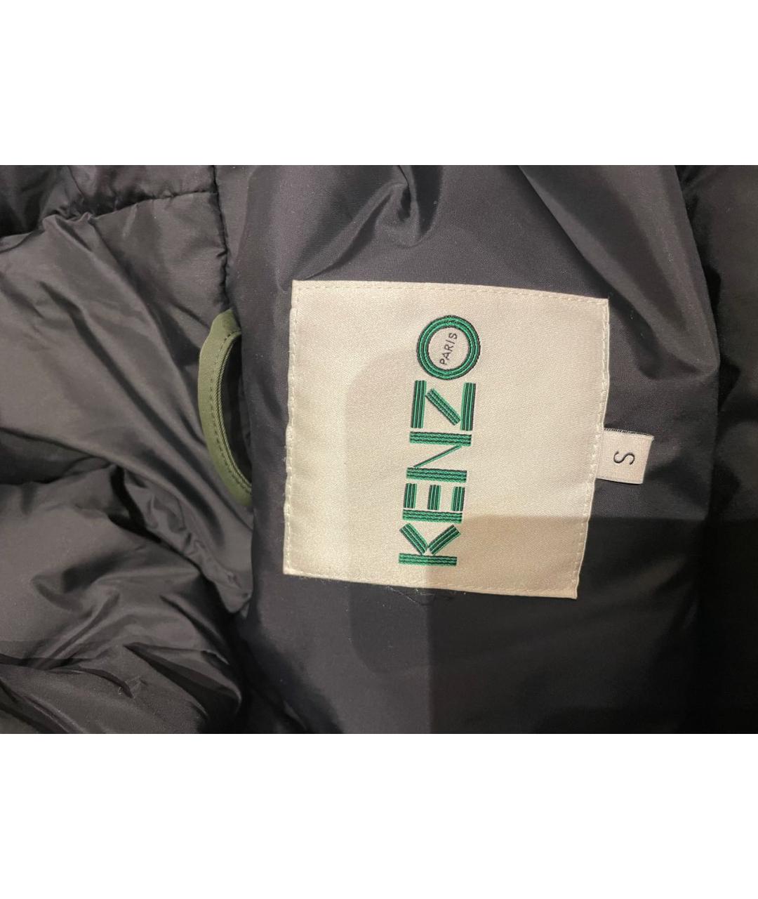 KENZO Хаки синтетическая куртка, фото 3