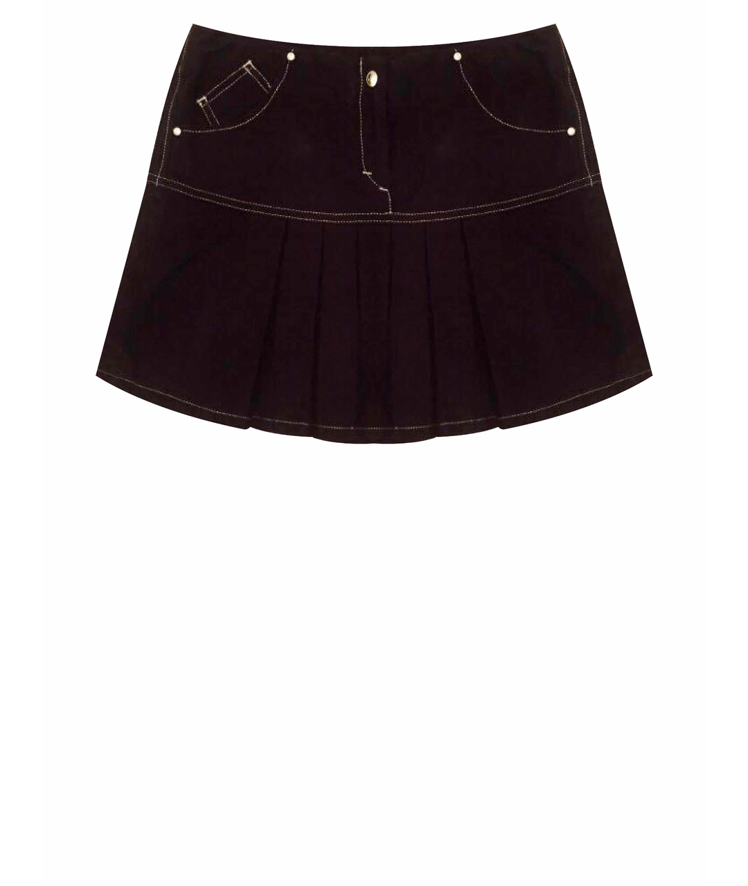 GIANFRANCO FERRE Черная хлопковая юбка, фото 1