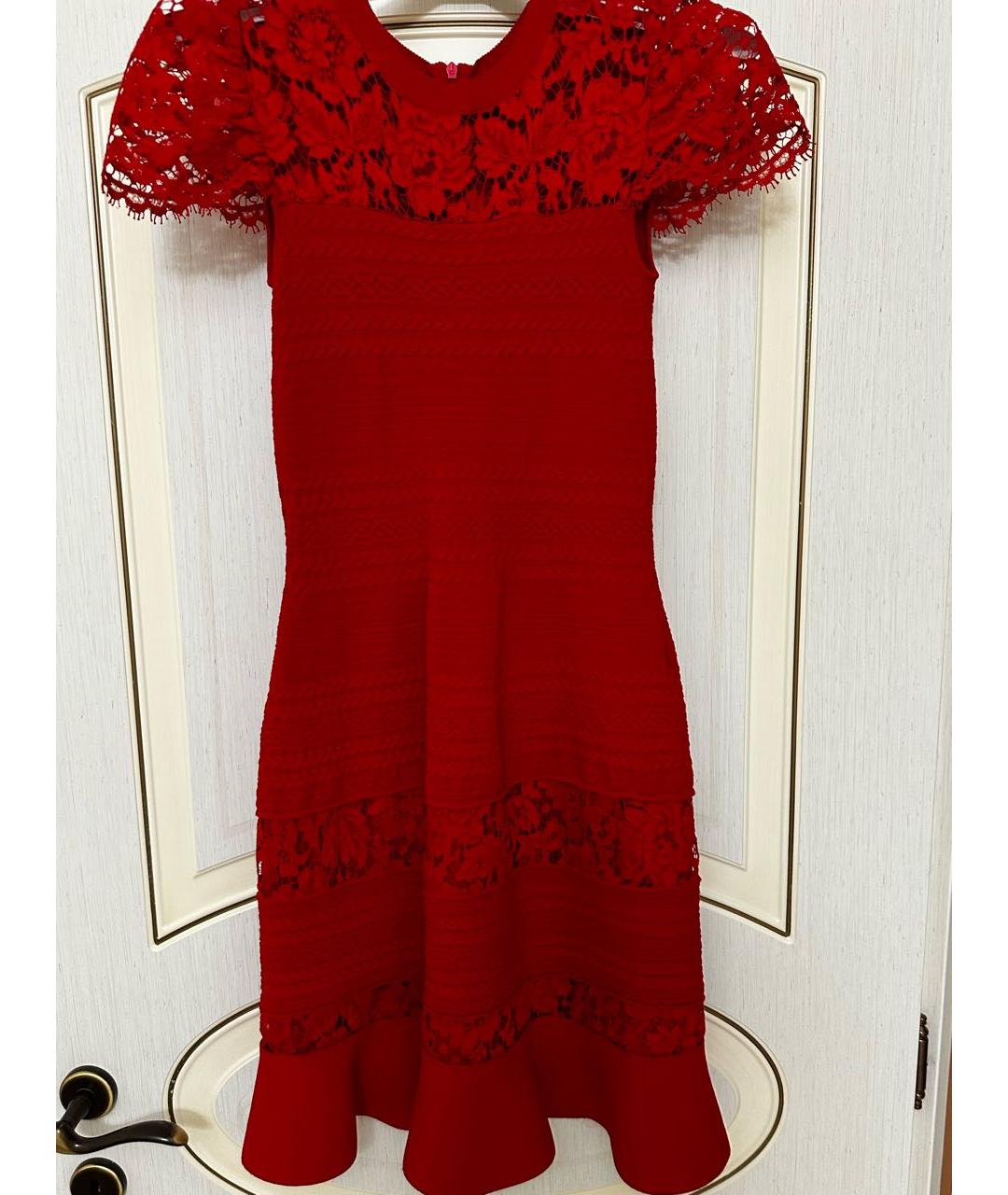 VALENTINO Красное коктейльное платье, фото 6