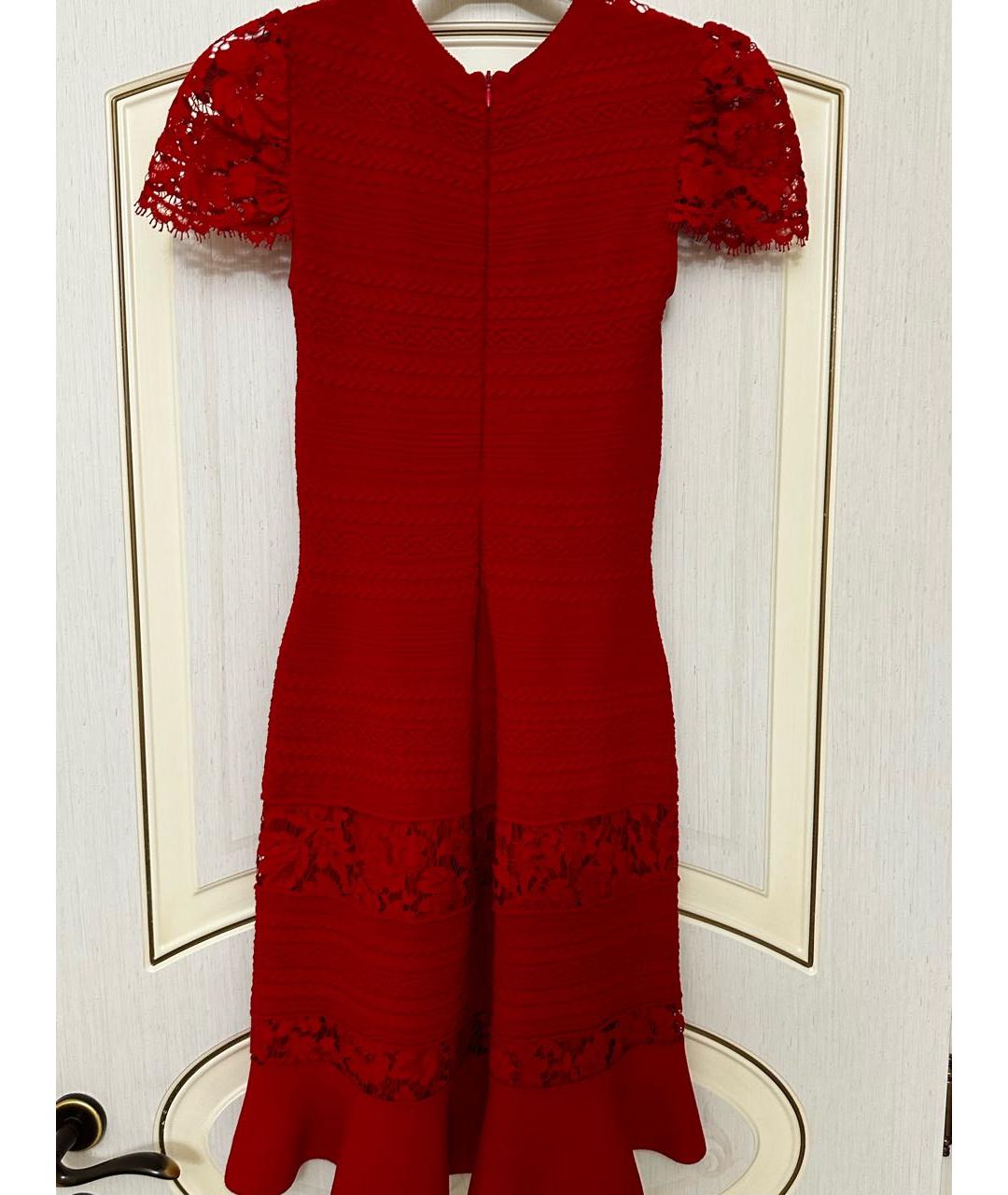 VALENTINO Красное коктейльное платье, фото 3