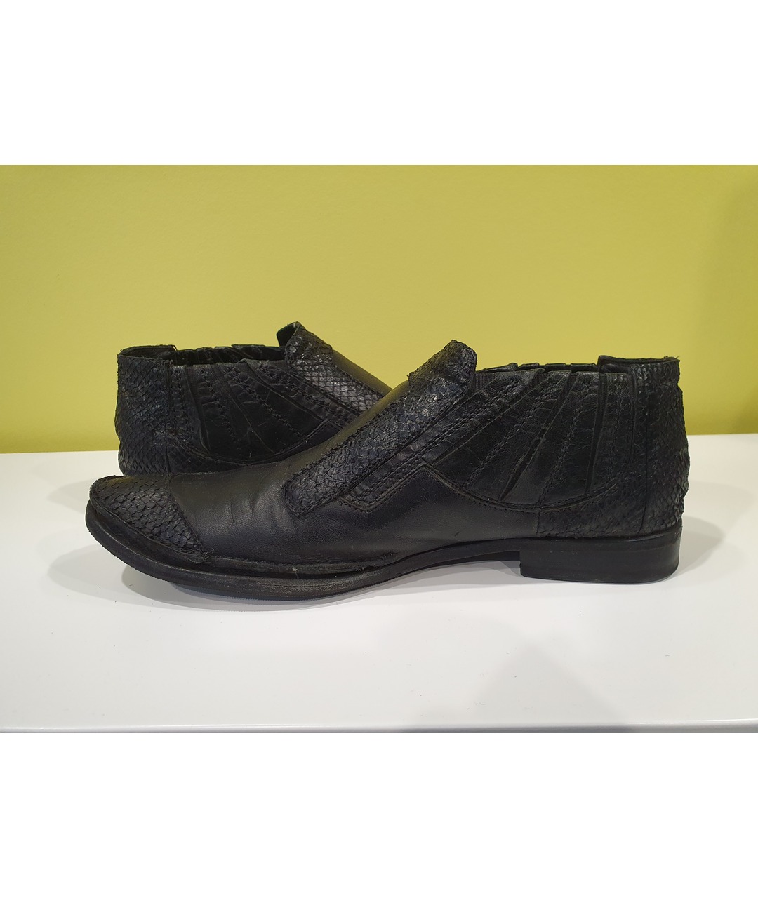 FABI Черные кожаные низкие ботинки, фото 3