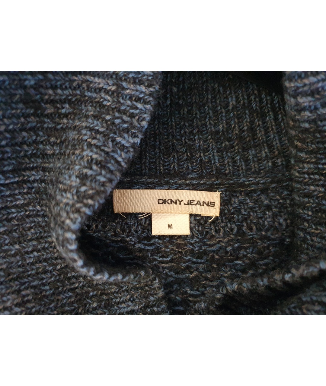DKNY Синий хлопковый джемпер / свитер, фото 5