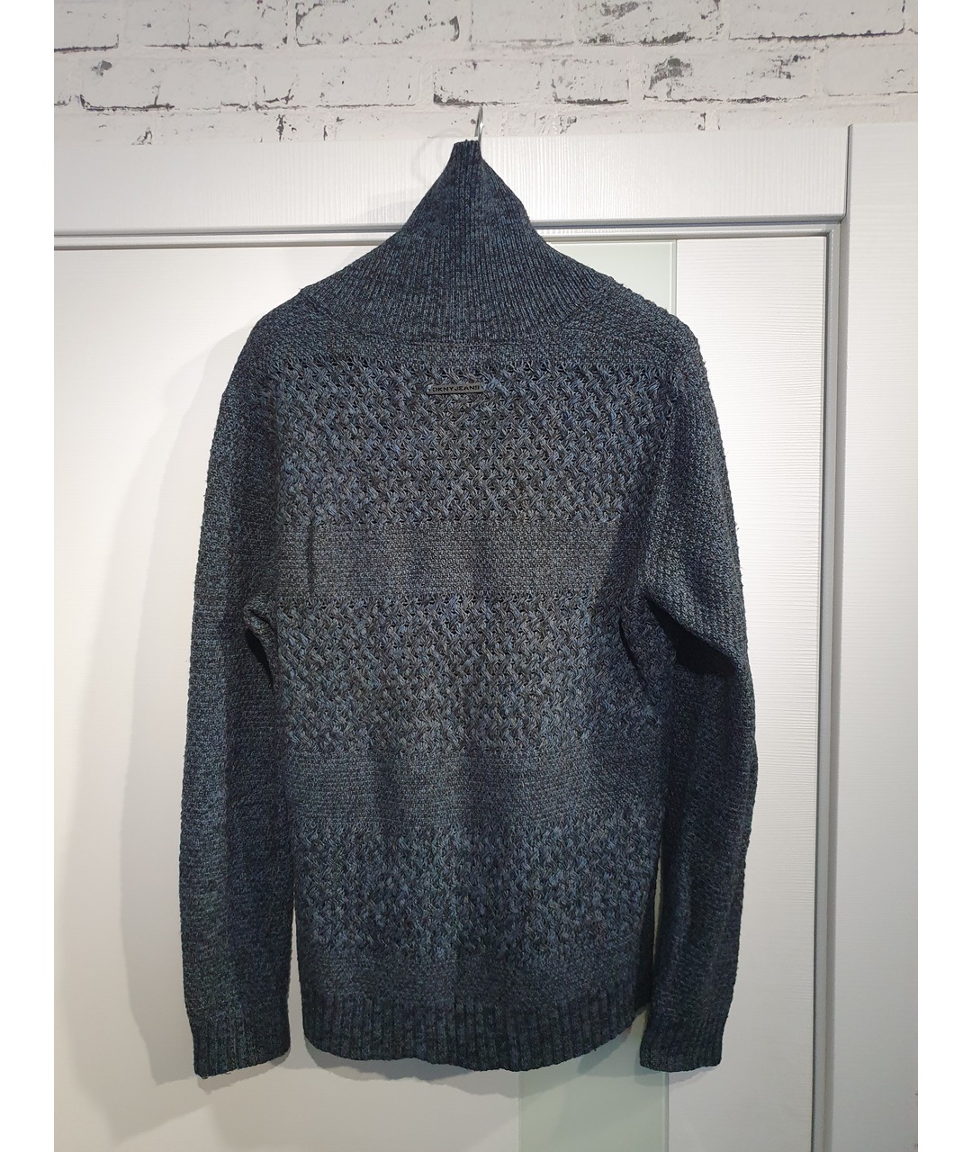 DKNY Синий хлопковый джемпер / свитер, фото 2