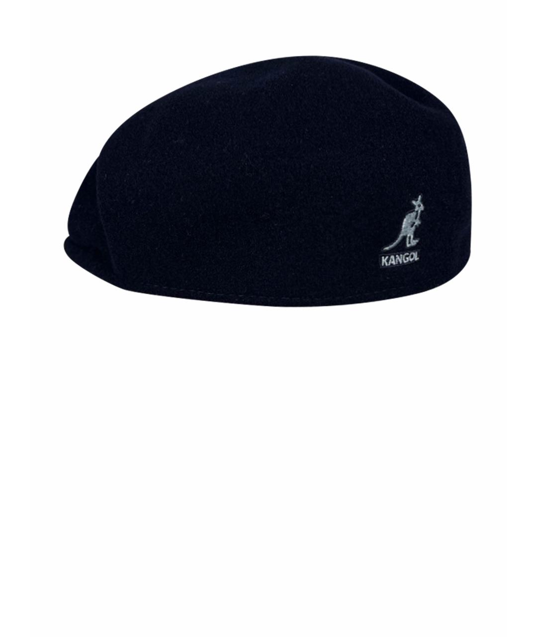 Kangol Черная шерстяная кепка/бейсболка, фото 1