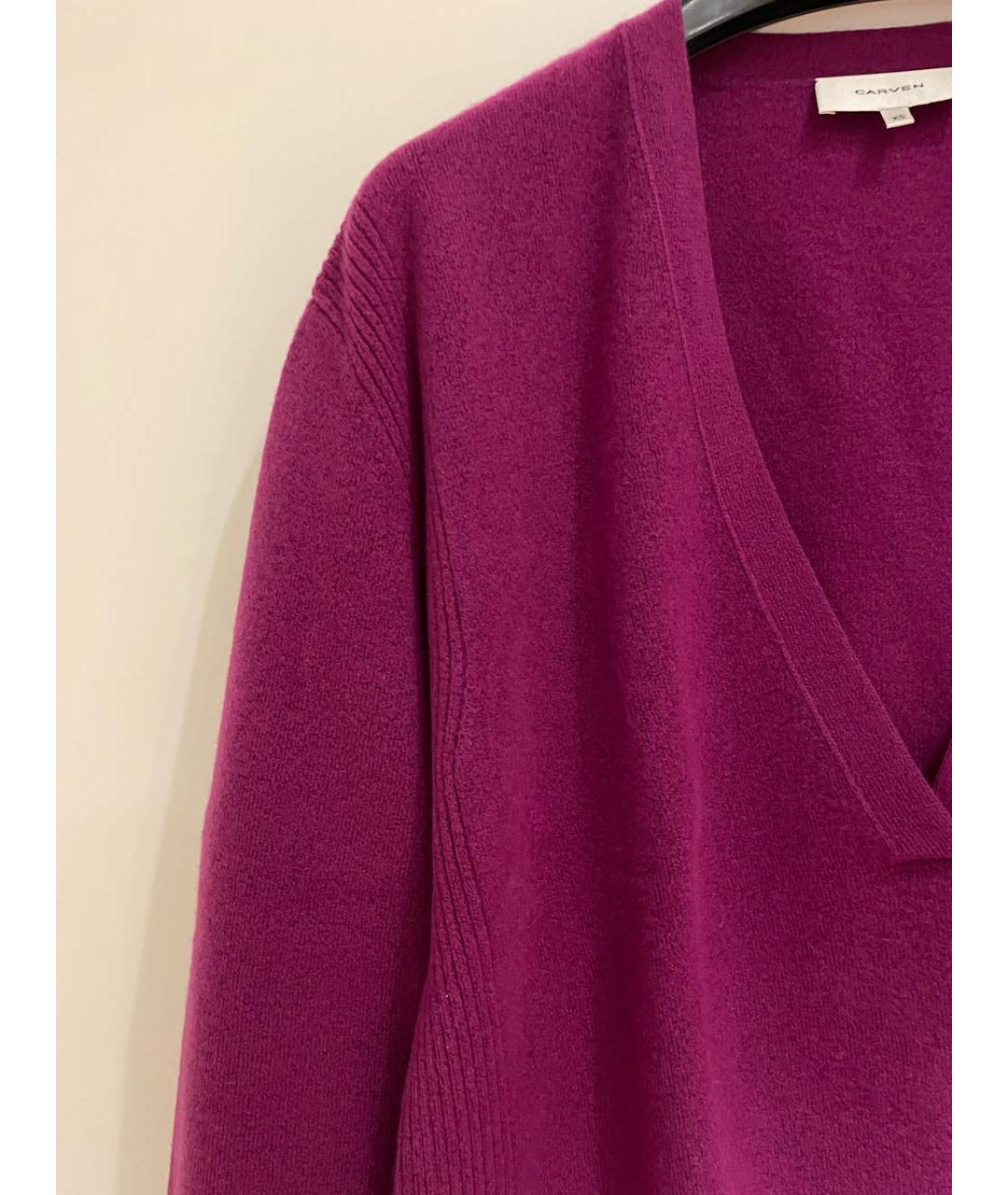 CARVEN Розовый шерстяной джемпер / свитер, фото 4