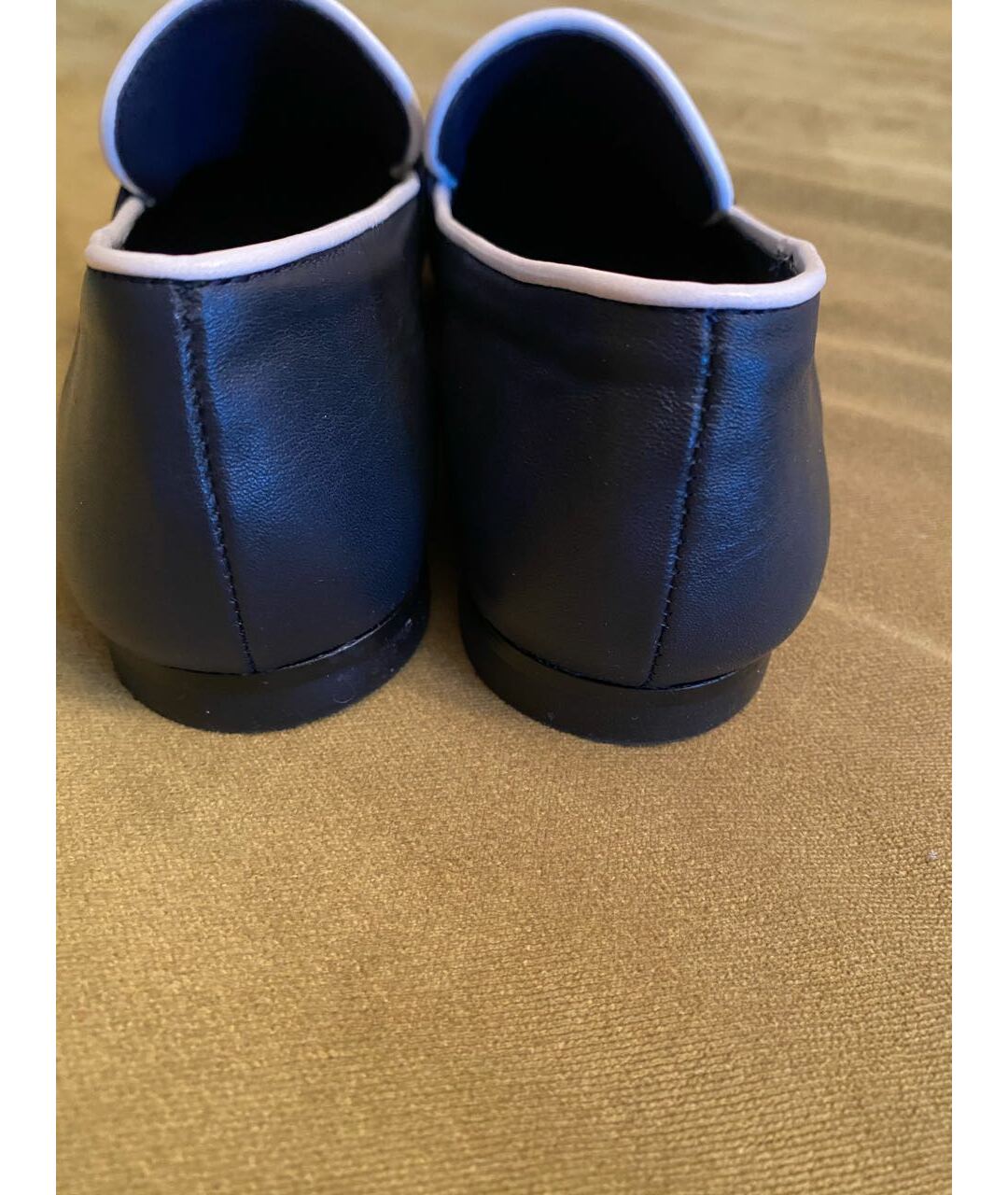 BONPOINT Темно-синие кожаные ботинки, фото 5