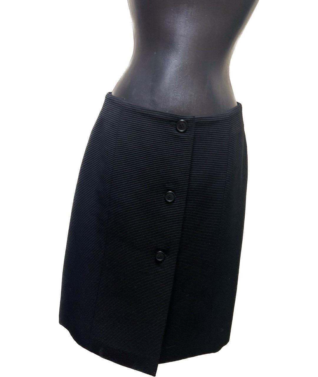 CHRISTIAN DIOR PRE-OWNED Черный шерстяной костюм с юбками, фото 2