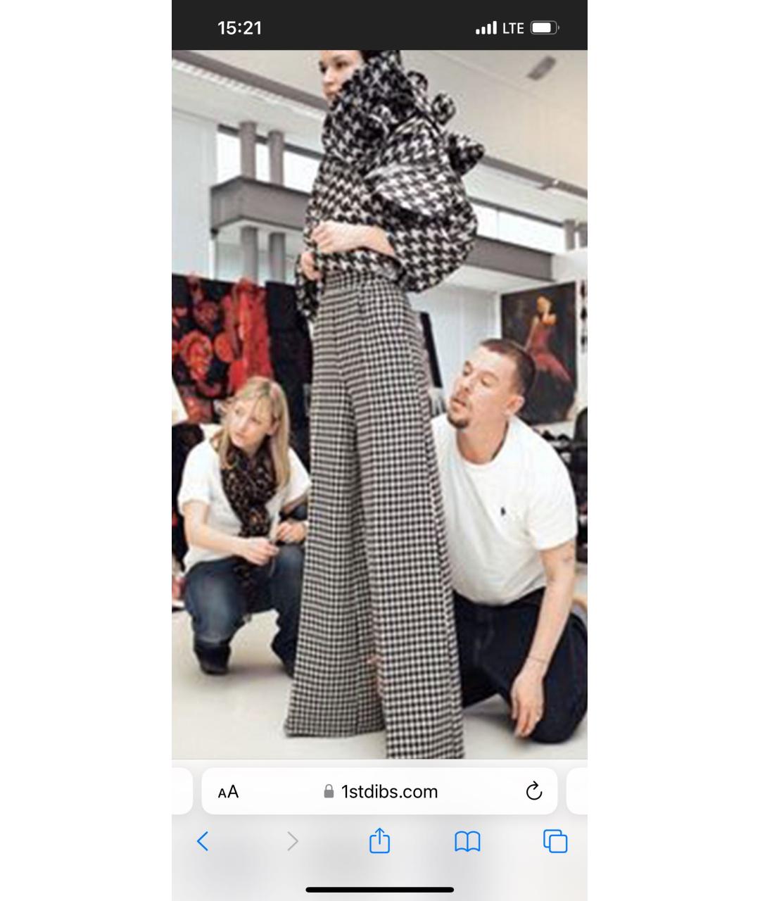 ALEXANDER MCQUEEN Мульти шерстяной жакет/пиджак, фото 8