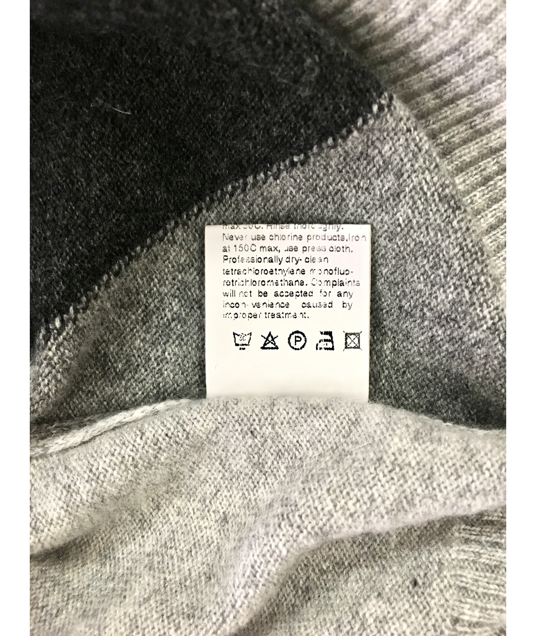 BILANCIONI Серый кашемировый джемпер / свитер, фото 5
