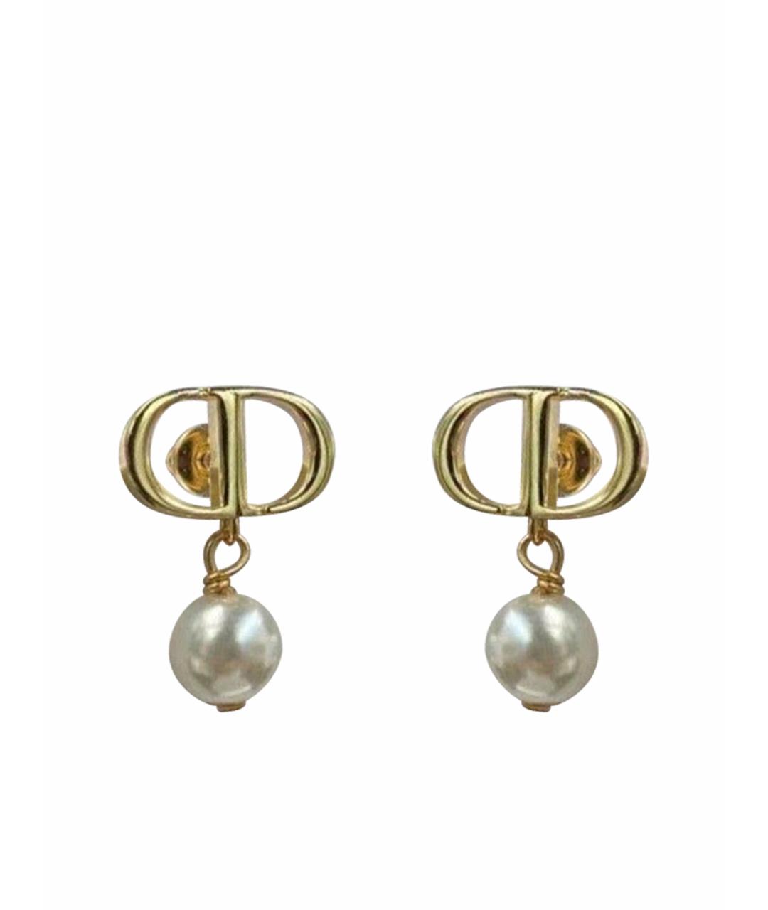 CHRISTIAN DIOR Золотые серьги из желтого золота, фото 1