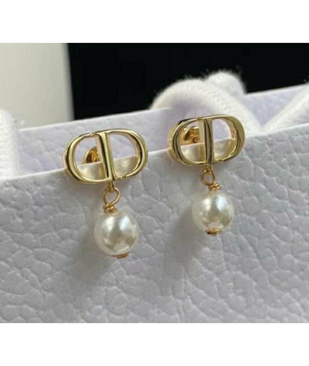 CHRISTIAN DIOR Золотые серьги из желтого золота, фото 5