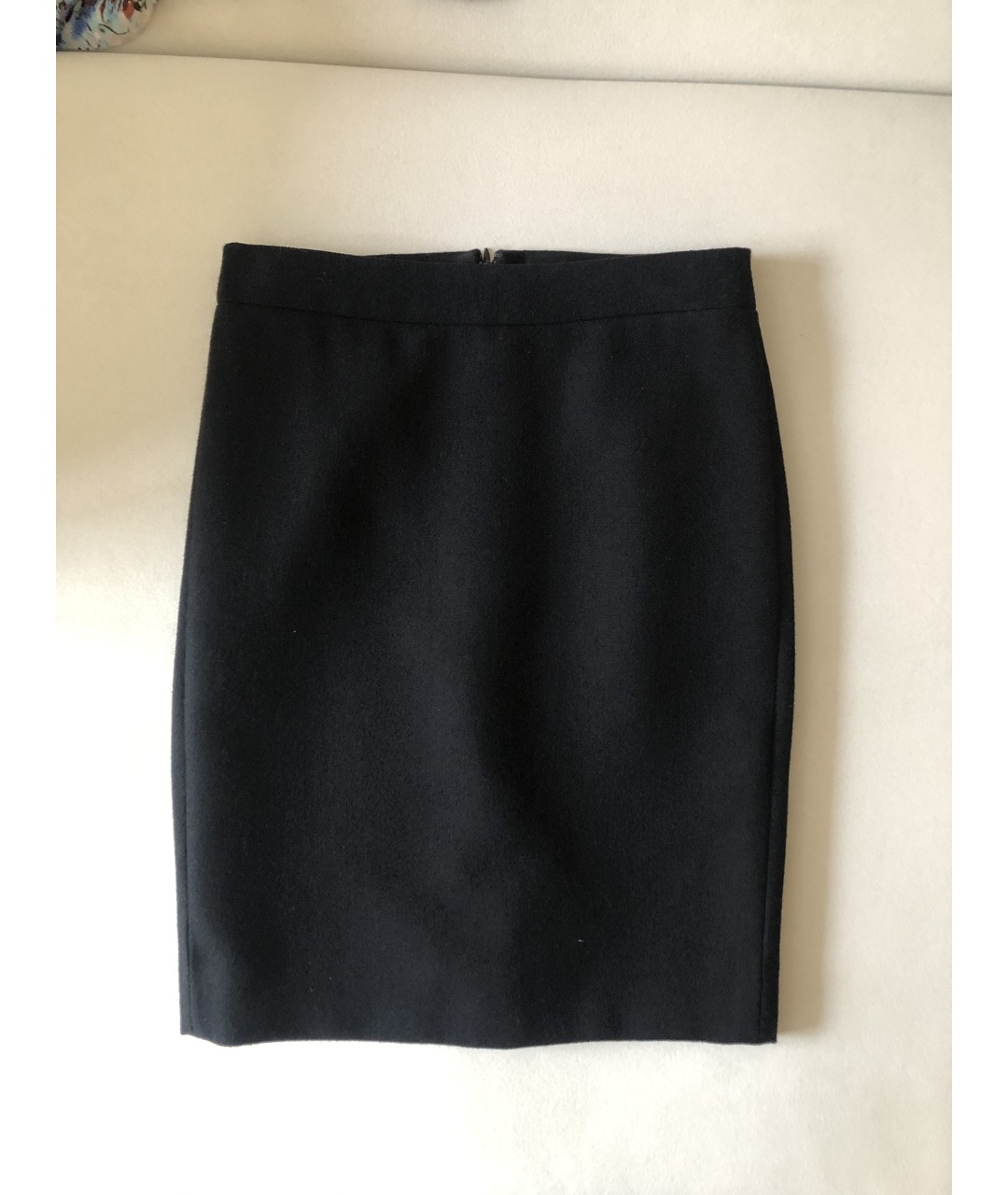 J.CREW Черная шерстяная юбка мини, фото 8