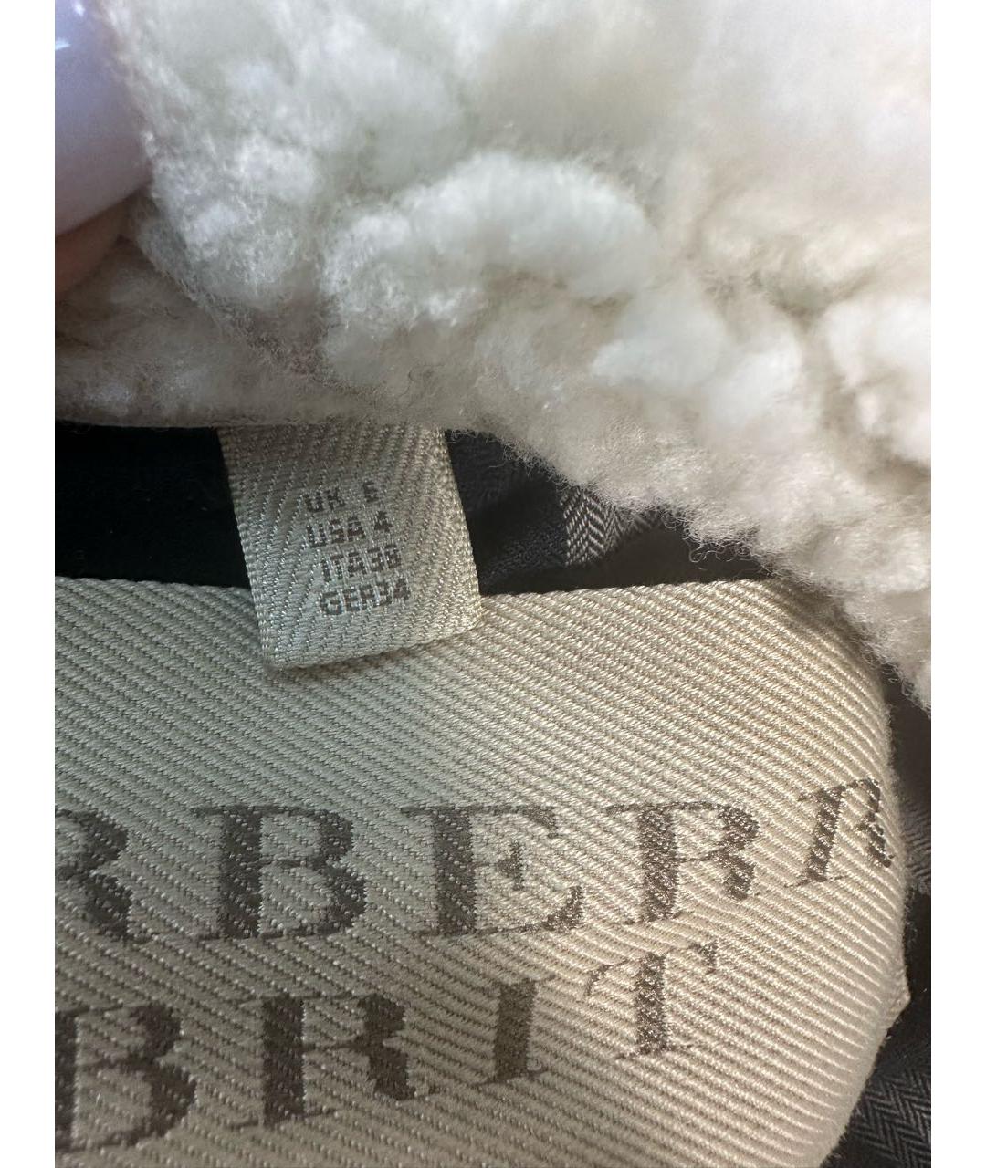 BURBERRY Бежевая дубленка, фото 4