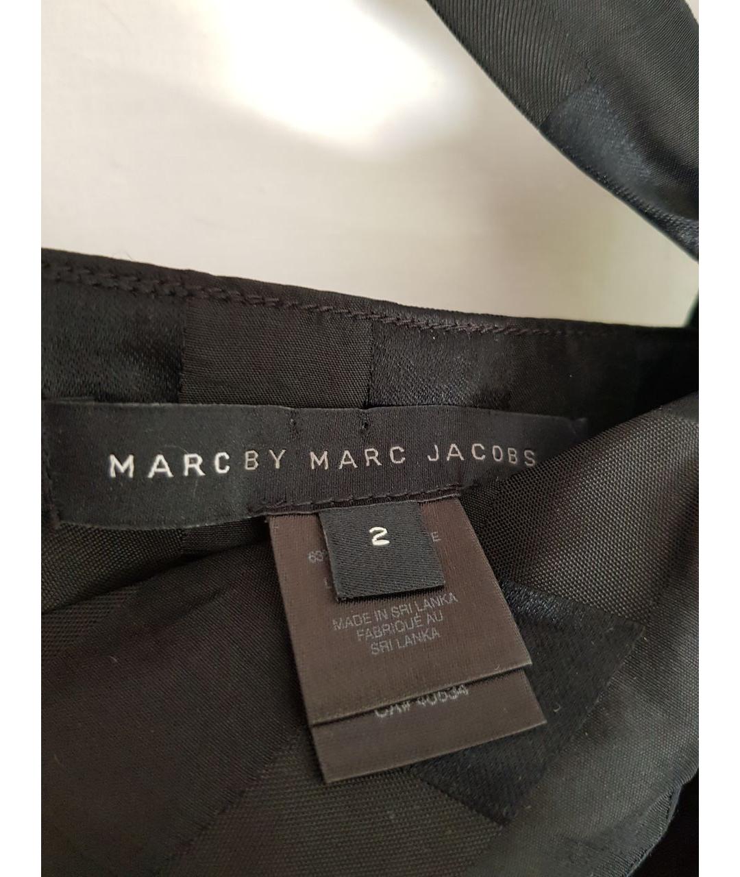 MARC BY MARC JACOBS Черное шелковое коктейльное платье, фото 3