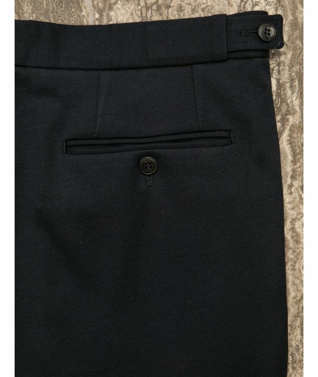 BRIONI Черные хлопко-эластановые классические брюки, фото 6