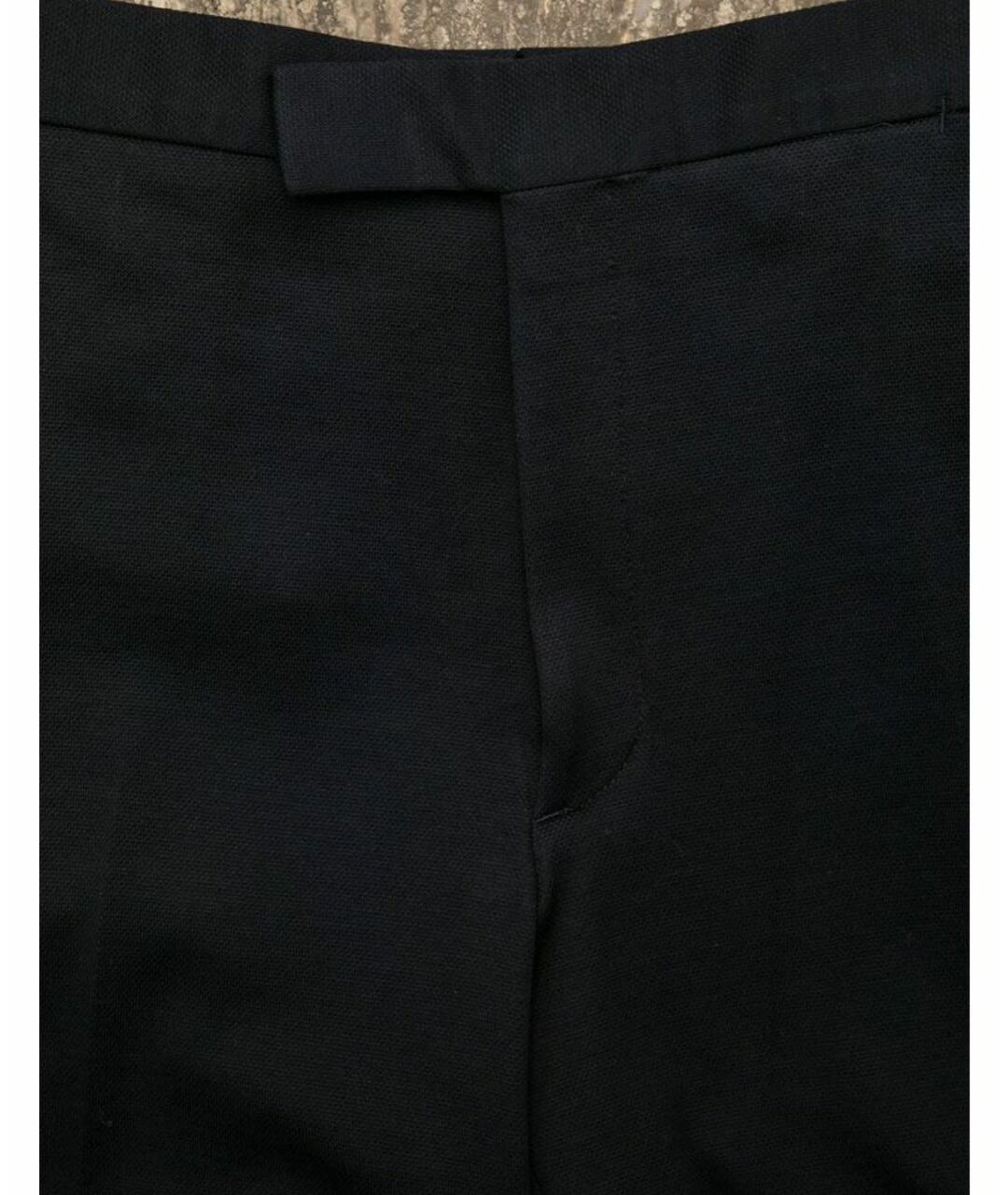 BRIONI Черные хлопко-эластановые классические брюки, фото 4