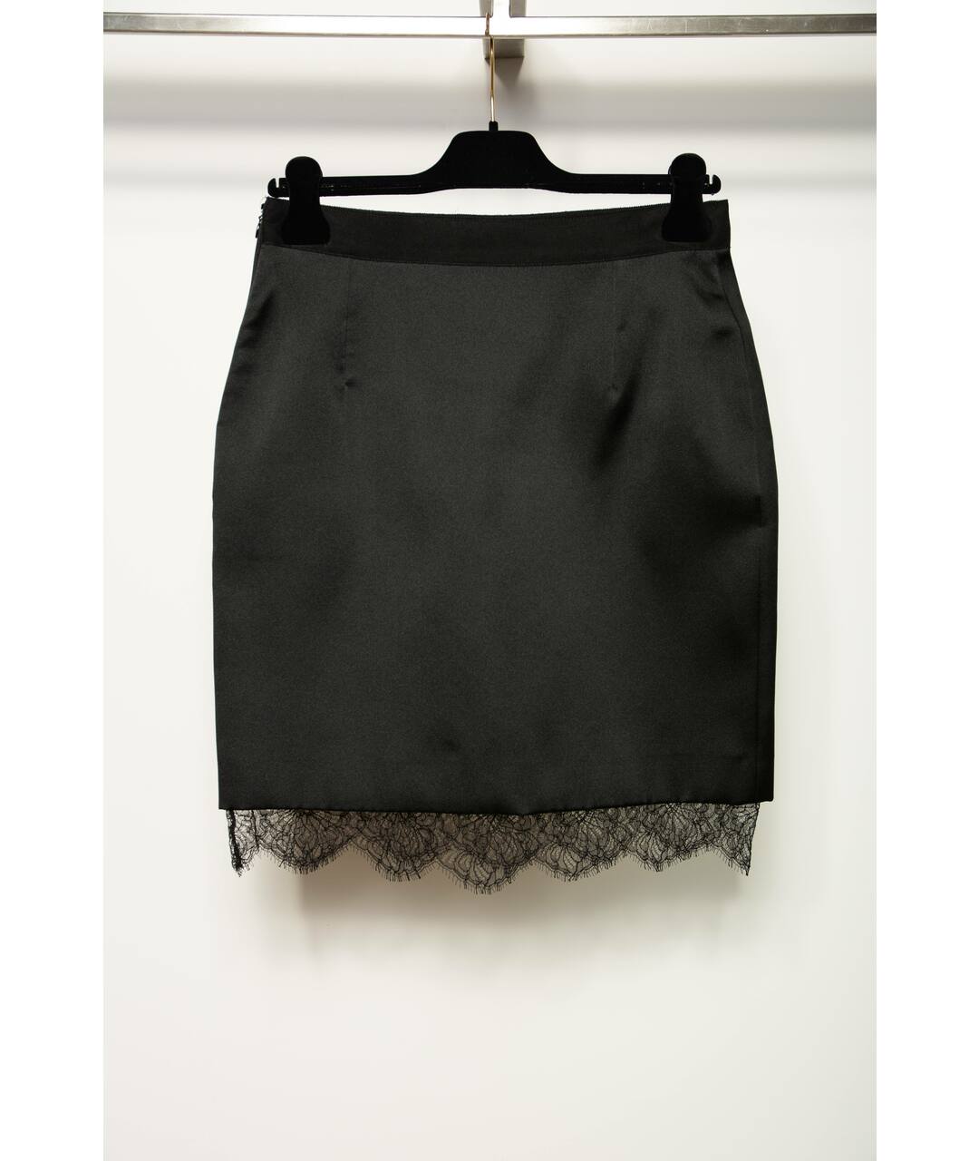 LANVIN Черная полиэстеровая юбка мини, фото 2