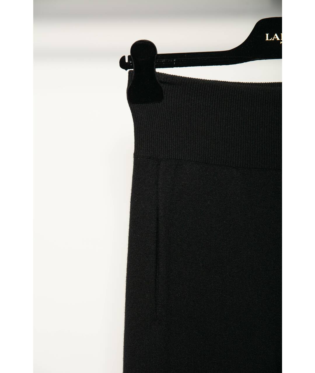 LANVIN Черные шерстяные брюки узкие, фото 4