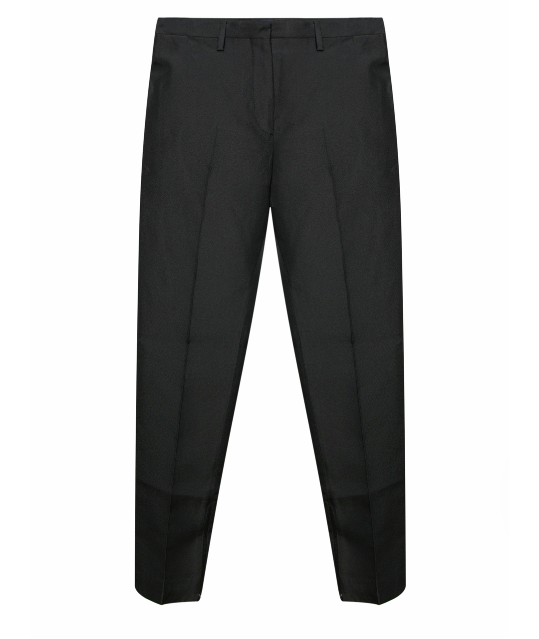 LANVIN Черные полиэстеровые брюки узкие, фото 1