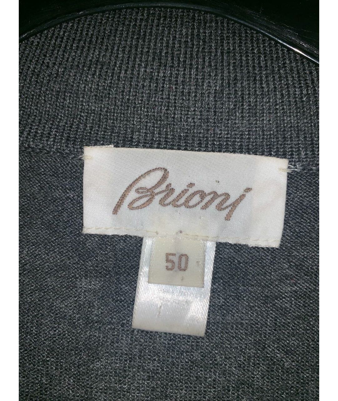 BRIONI Серый шерстяной джемпер / свитер, фото 4