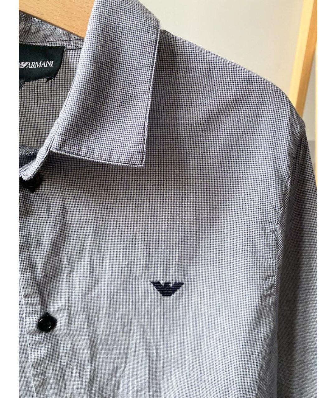 EMPORIO ARMANI Хлопковая детская рубашка, фото 4