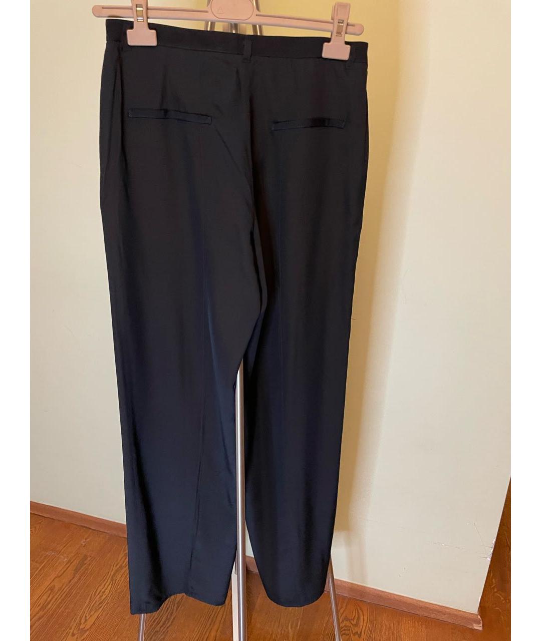 DOROTHEE SCHUMACHER Черные шелковые брюки широкие, фото 2
