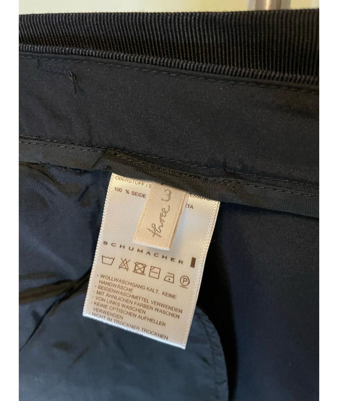 DOROTHEE SCHUMACHER Черные шелковые брюки широкие, фото 6