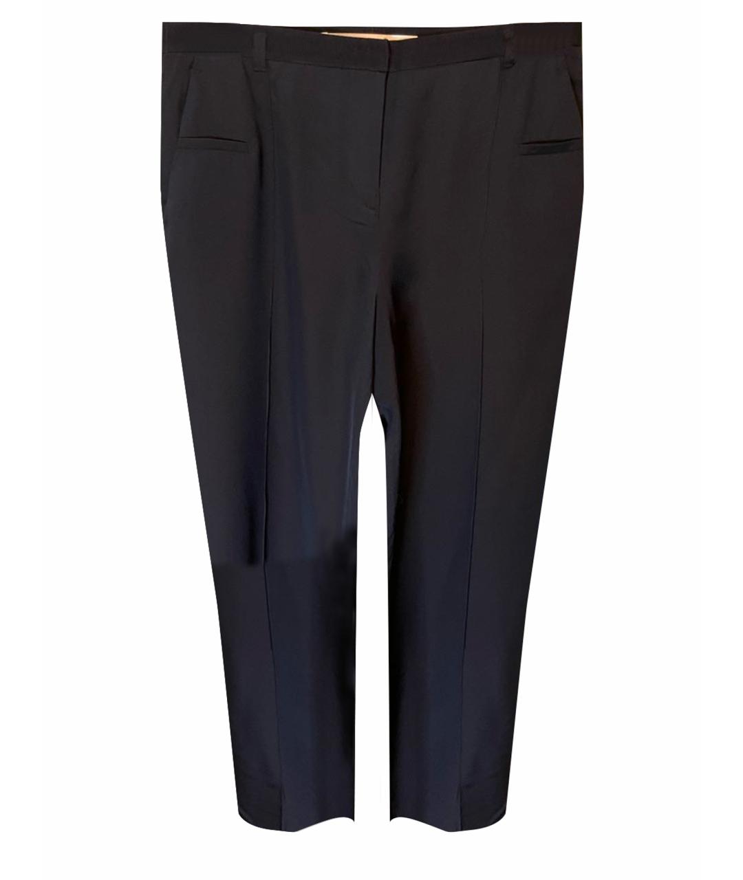 DOROTHEE SCHUMACHER Черные шелковые брюки широкие, фото 1