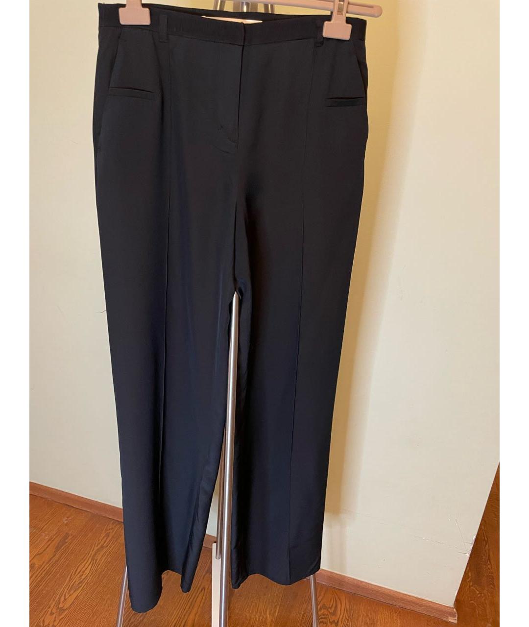 DOROTHEE SCHUMACHER Черные шелковые брюки широкие, фото 9