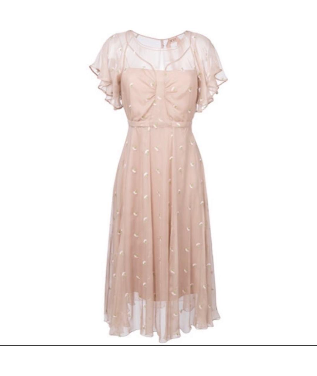 NO. 21 Розовое шифоновое платье, фото 6