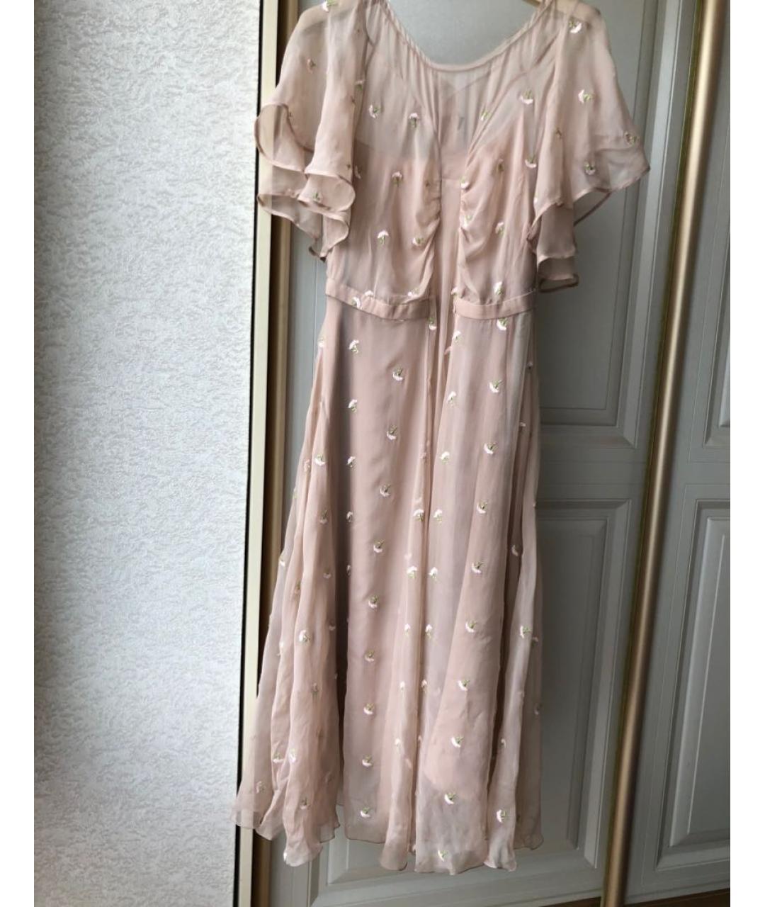 NO. 21 Розовое шифоновое платье, фото 2