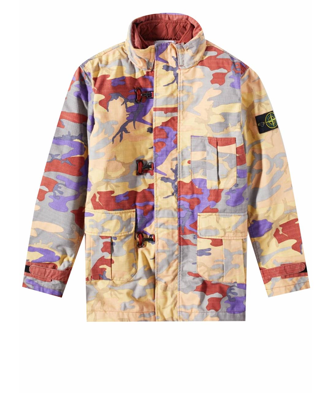STONE ISLAND Оранжевая полиамидовая куртка, фото 1