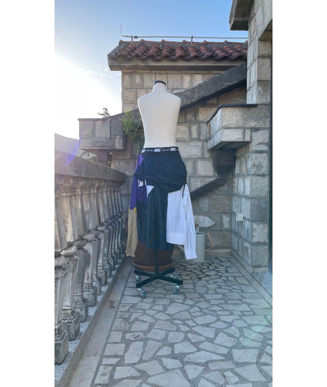 SACAI Мульти полиамидовая юбка миди, фото 7