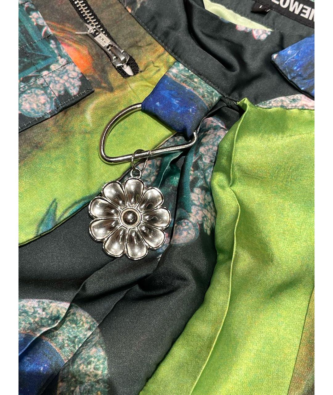Chopova Lowena Зеленая полиэстеровая юбка миди, фото 4