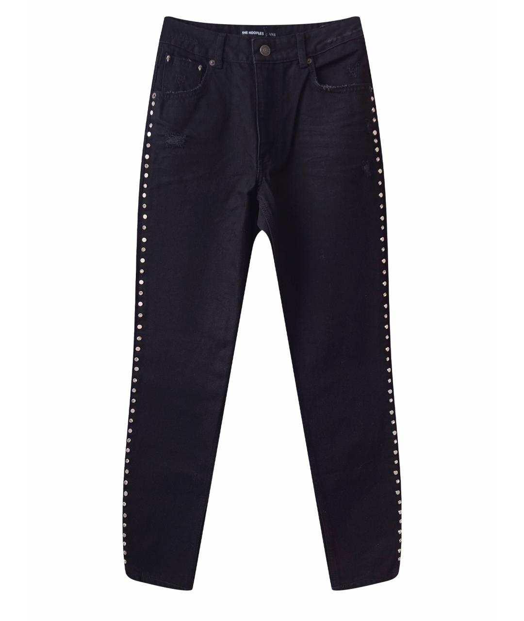 THE KOOPLES Черные хлопко-эластановые джинсы слим, фото 1