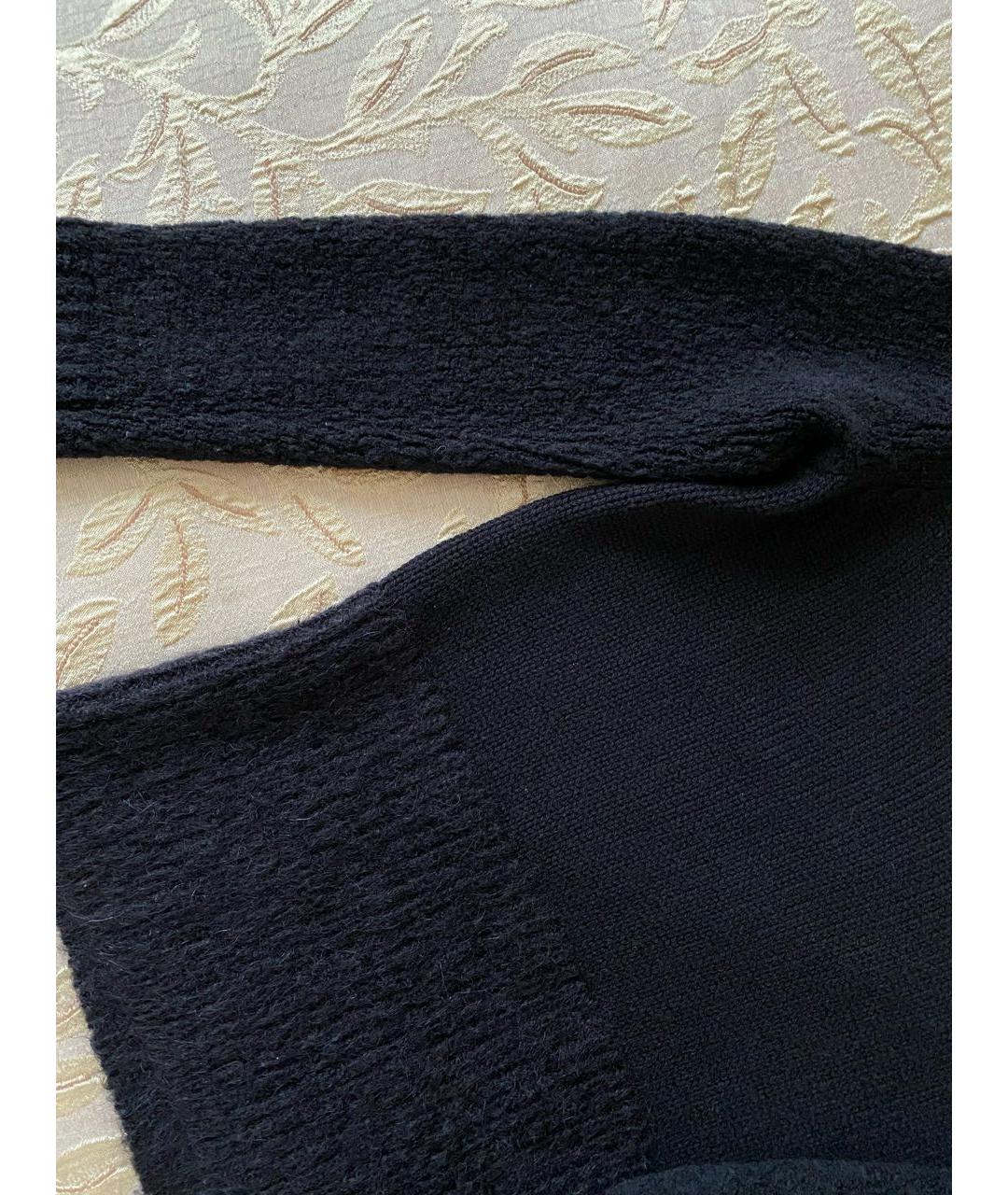 MCQ ALEXANDER MCQUEEN Черный шерстяной джемпер / свитер, фото 4