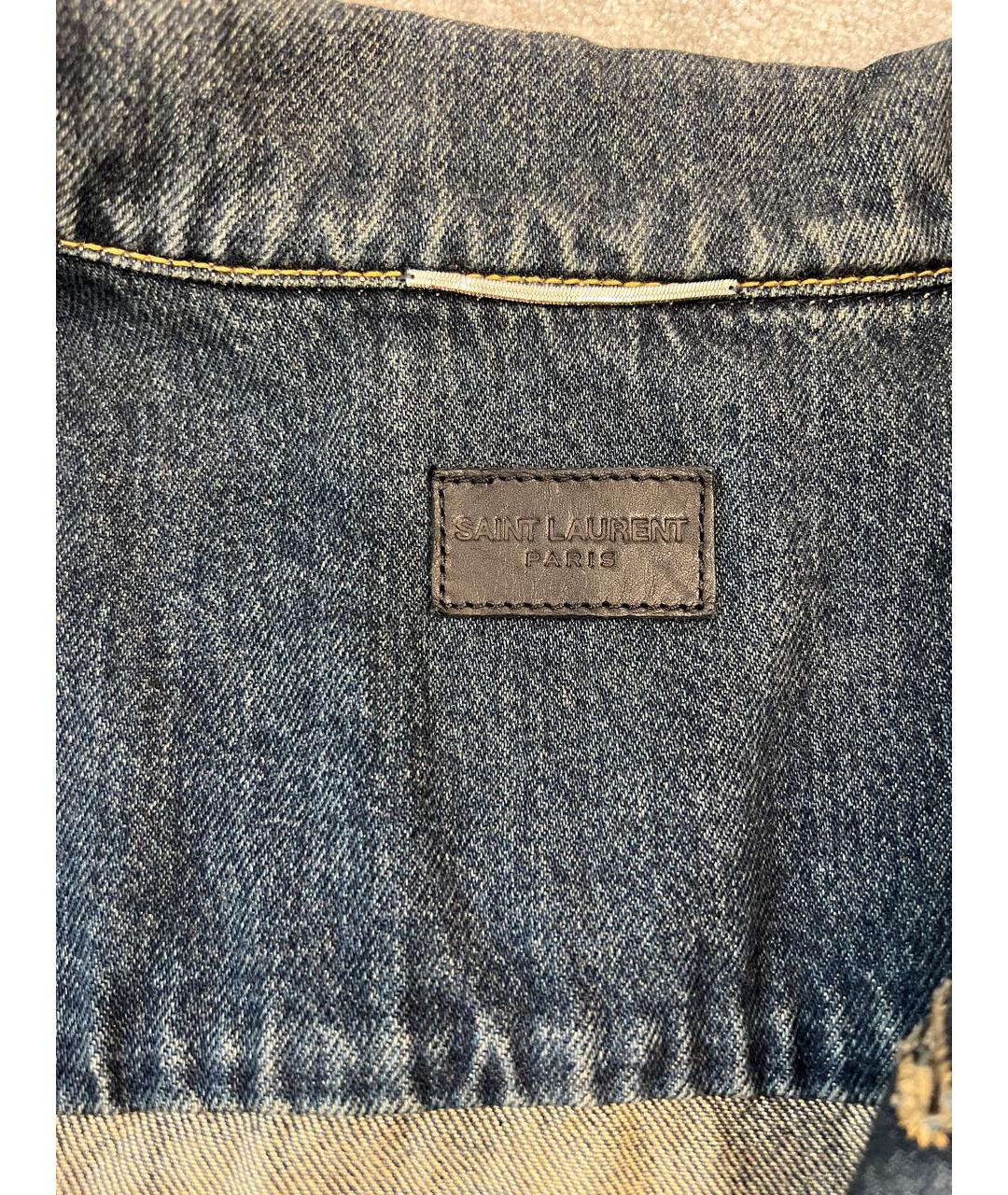SAINT LAURENT Деним куртка, фото 3