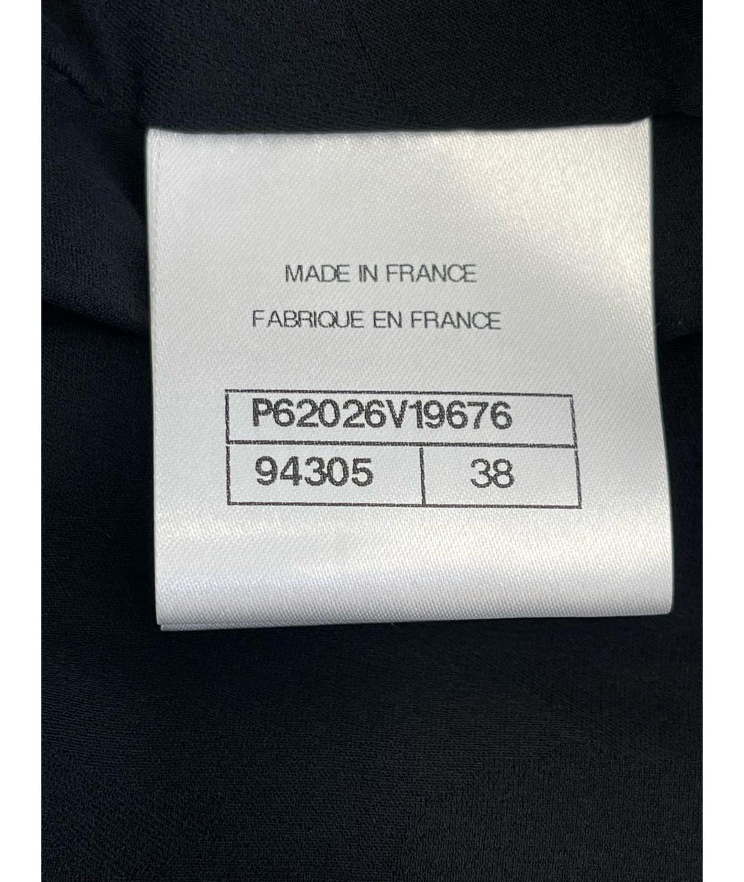 CHANEL Черный шерстяной жакет/пиджак, фото 3