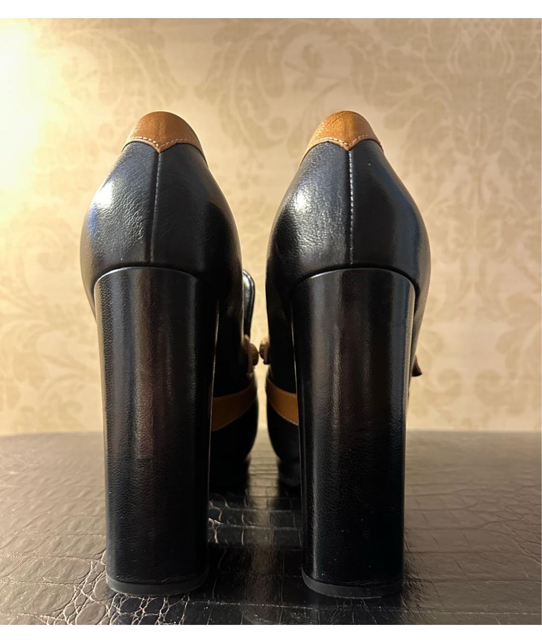 BOTTEGA VENETA Черные кожаные ботильоны, фото 4