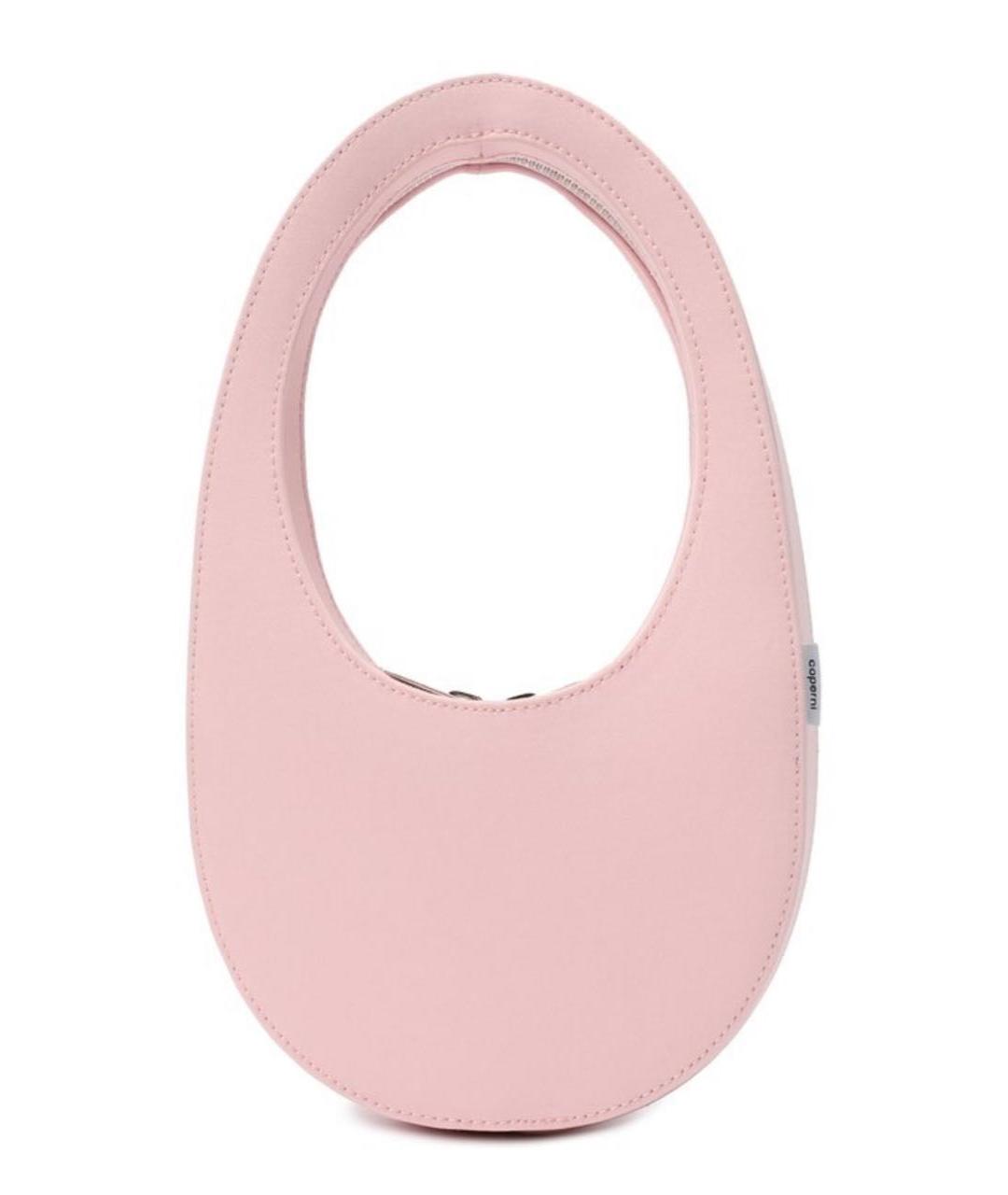 COPERNI Розовая шелковая сумка с короткими ручками, фото 9