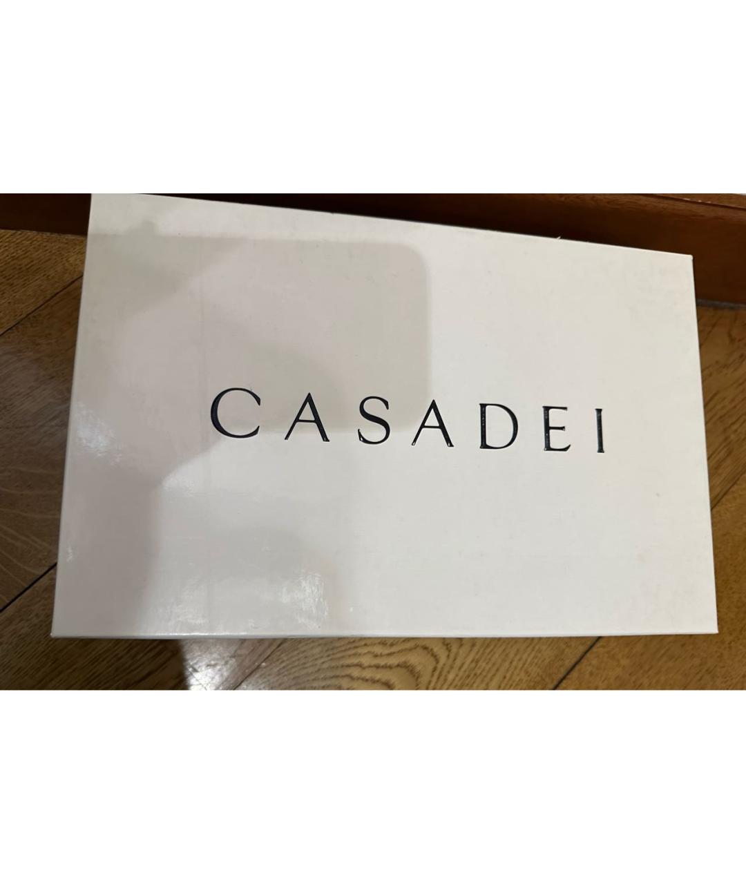 CASADEI Синие замшевые туфли, фото 5