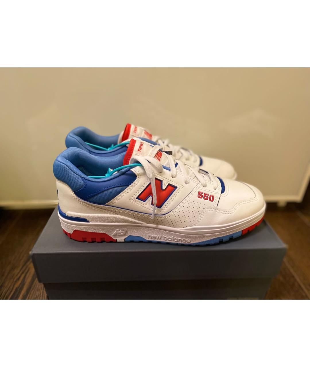 NEW BALANCE Мульти кожаные низкие кроссовки / кеды, фото 3
