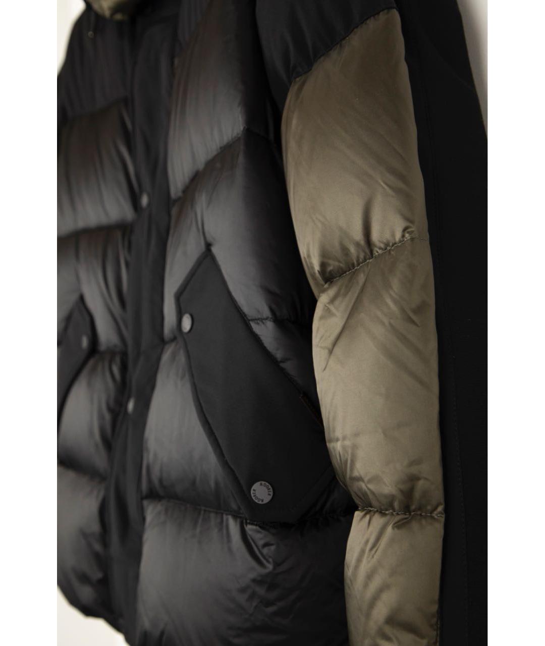 MOORER Черная полиамидовая куртка, фото 4