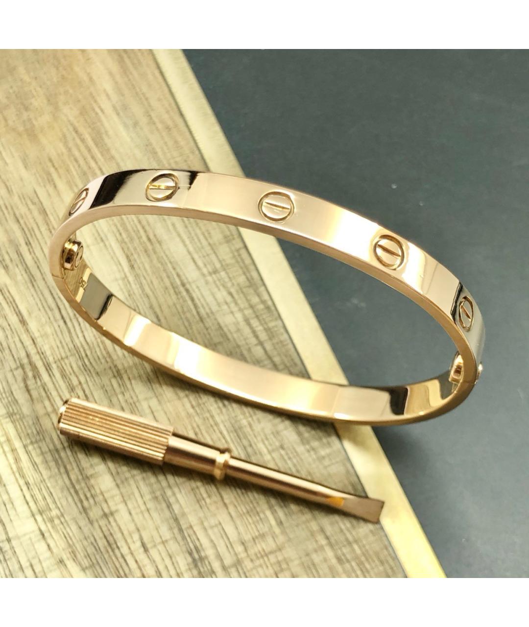 CARTIER Золотой браслет из розового золота, фото 3