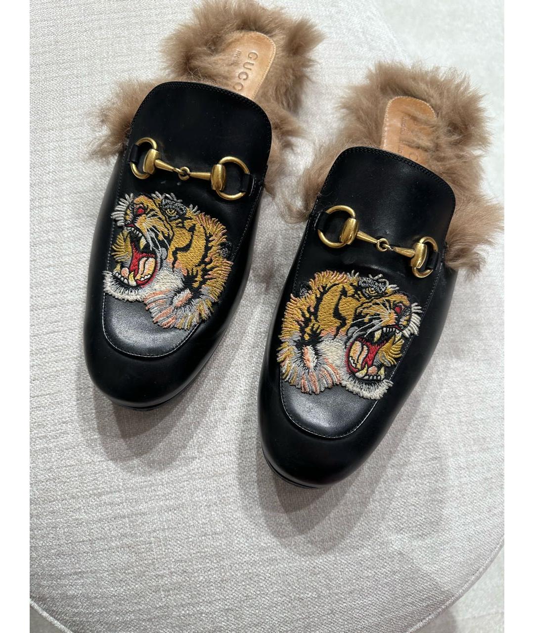 GUCCI Мульти кожаные лоферы, фото 2