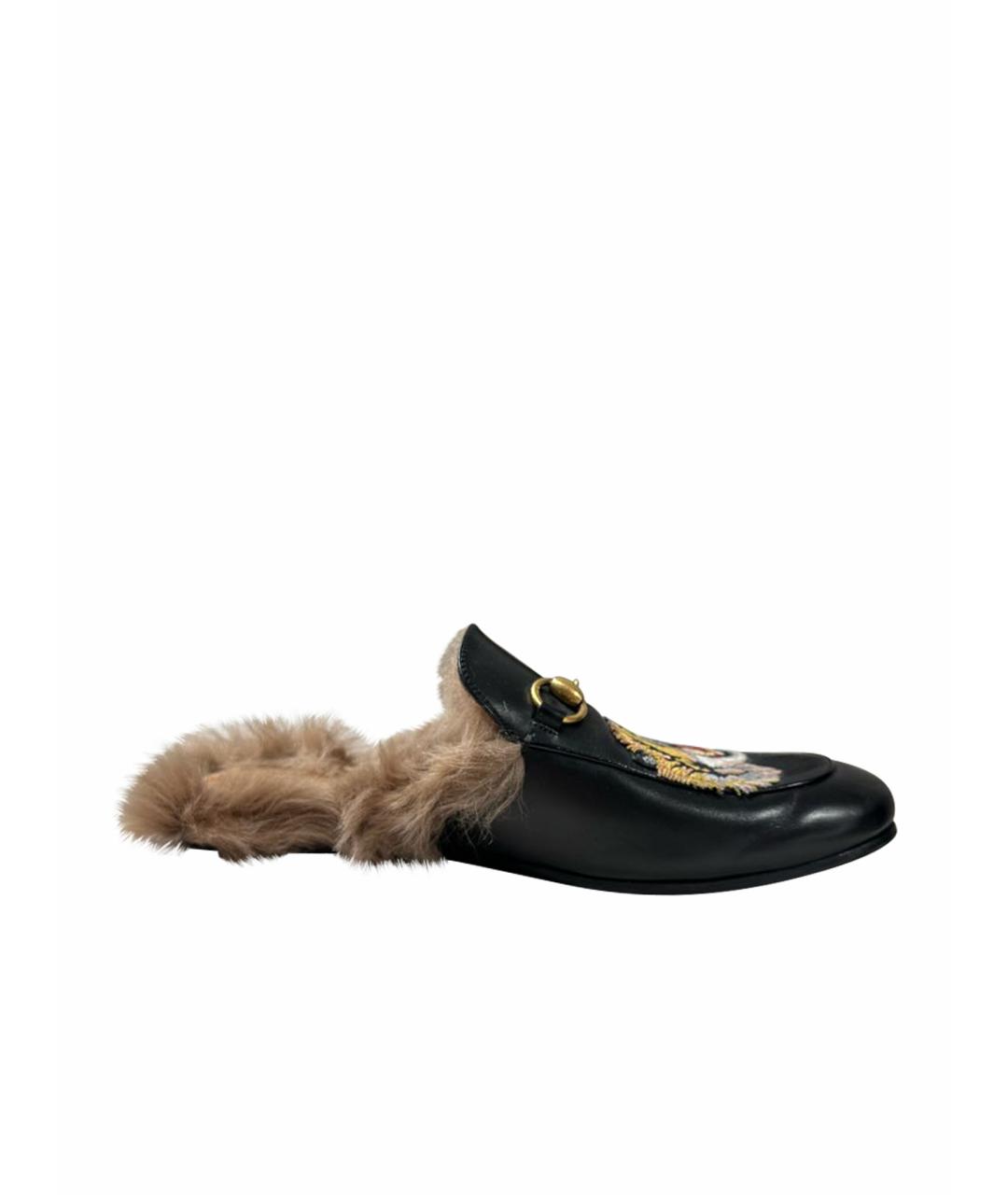 GUCCI Мульти кожаные лоферы, фото 1