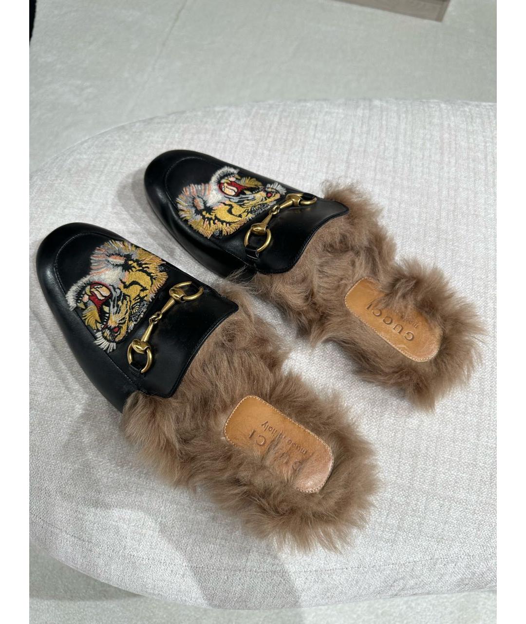 GUCCI Мульти кожаные лоферы, фото 3
